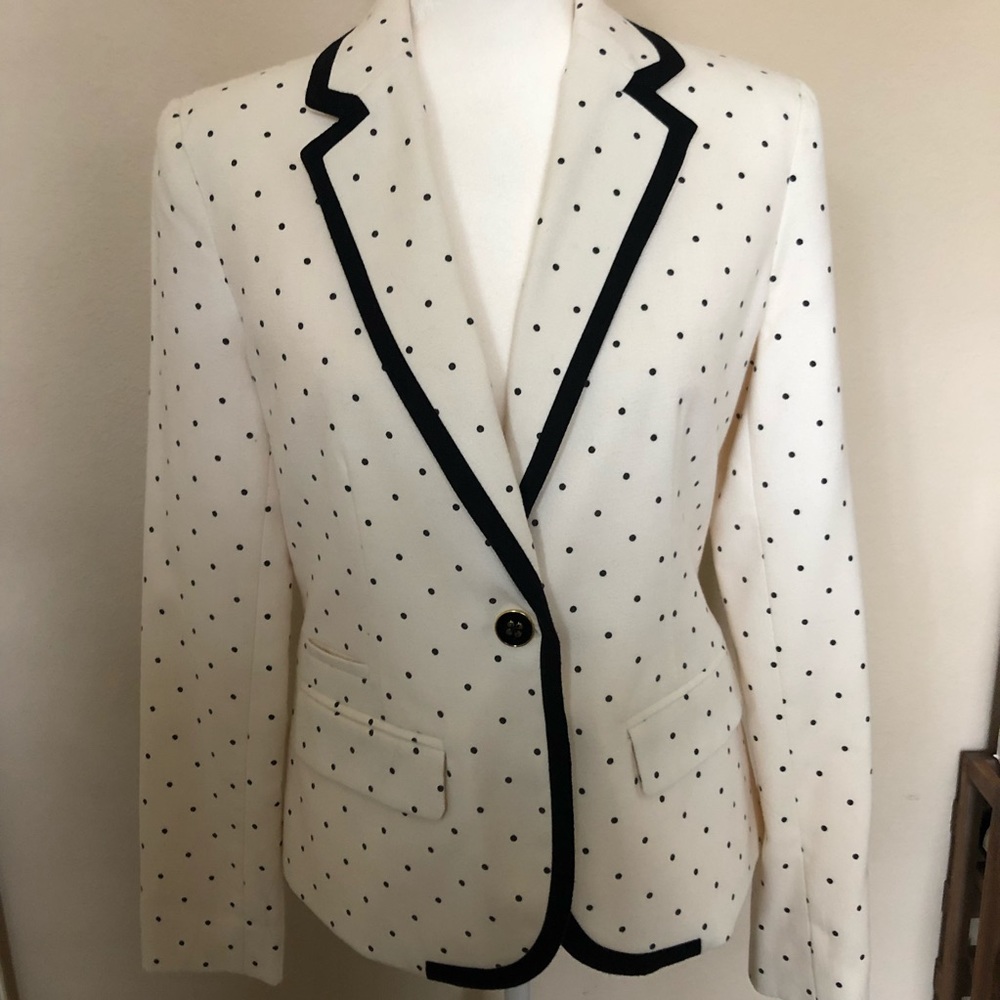 Merona Polka Dot Blazer Size 8